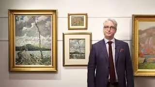 Arthur Lismer, Ragged Lake, Algonquin Park (1914) & JEH MacDonald, Laurentian Hillside (1913/1914)