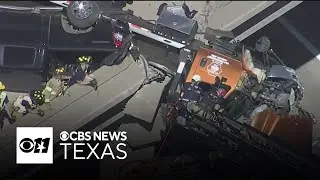Driver rescued from wrecker dangling off McKinney overpass