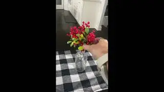 FiveSeasonStuff Holly Berry Decorations Review | Perfect for Christmas Vases #amazonreview