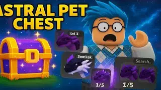 Dungeon Heroes Opening the ASTRAL PET CHEST in Roblox! (INSANE Luck!)