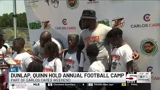 VIDEO: Carlos Dunlap, Robert Quinn return home for annual football camp
