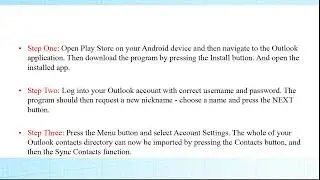 How to Transfer Contacts from Outlook to Android