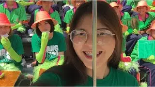 ตีกลองแสตนเชียร์โรงเรียนนารีนุกูล ตอนไปกับตอนกลับ สภาพไม่เหมือนกัน