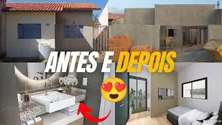 Transformando minha casa de 40m²  financiada do Minha Casa Minha Vida