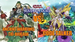 One-Shot Duel - ANCIENT WARRIOR TRI-BRIGADE VS CODE TALKER - Yu-Gi-Oh! Master Duel - Link Regulation