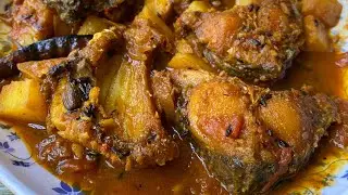 Spicy Fish masala curry recipe | Fish curry recipe | potato fish curry recipe 