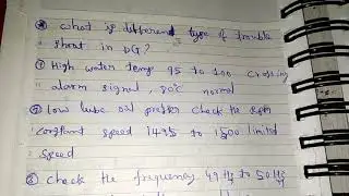 Facilities interview questions Diesel generator troubleshooting | apple fineapple