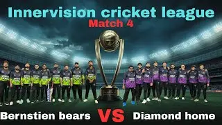 Match 4 - Diamonds Home vs Bernstein Bears - Innervision Cricket League​