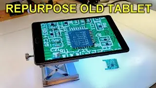 DIY Soldering Microscope from Tablet - enhanced version