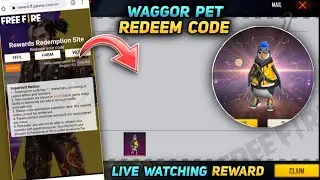 waggor pet redeem code | ffpl winter 2021 final day redeem code | ffpl 2022 live watching reward |