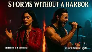 Storms without a Harbor | New 80s Metal Duet | Metal Ballad Duet  | Burning Iron Hearts Original