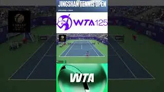 AMAZING RALLY AND APPROACH BY ALEX EALA! WOW! 🔥🔥🔥 #alexeala #wta #carleysports #shorts