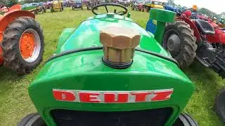 1949 Deutz F1M 414 1.1 Litre 1-Cyl Diesel Tractor (11 HP) at Ashby Magna Rally 2024