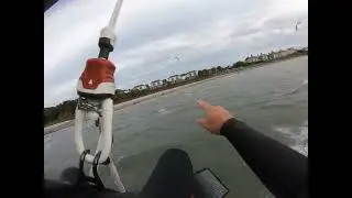Kitesurf in Northern Ireland - Lightwind session, 12m xr pro / 11m xr8 corekites