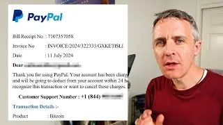 Scam Alert: PayPal Bitcoin Email Invoice Attachment