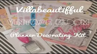 Villabeautiful Planner Decorating Kit