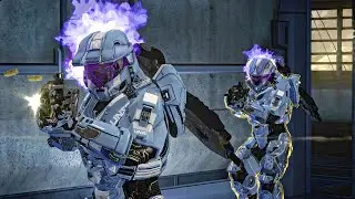 Halo 4 MCC -  Legendary Slayer on Pitfall vs Team