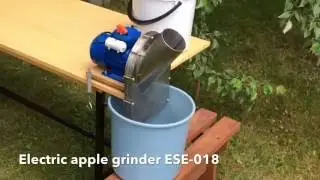 Apple crusher ESE-018, fruit grinder, grape mill, pineapples, quinces, pears, ginger, carrots, berry