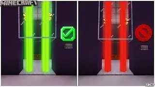 ✔ Minecraft: How to build a laser security vault door