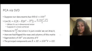 Denoising and Low Rank Approximation  | Unsupervised Learning for Big Data