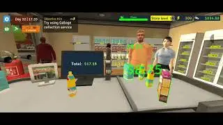 2 nd day of gaming supermarket simulator please subscribe our channel please support our channel 