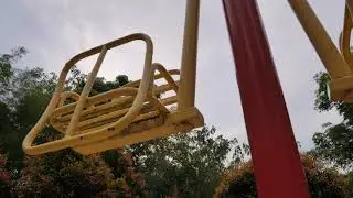 (4K) free footage no copyright - empty alone swing