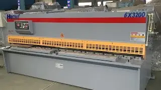6X3200mm Metal sheet hydarulic shearing machine, 6mm mild steel swing beam cutting machine