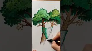 Рисуем лес