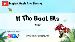 If The Boot Fits by Christie Lamb - Line Dance Demo