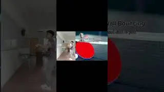 Performing Ball Control and Wall Bouncing in table tennis Drills