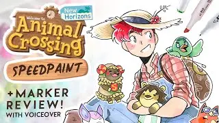 My First Non-Digital Art Video! | ArrtX Marker REVIEW