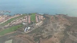 Landing in Tenerife