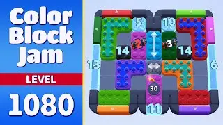 Color Block Jam Level 1080 (1081) | Every Puzzle Solved! 🎯