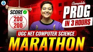UGC NET Computer Science Marathon | Programming Complete Revision by Aditi Mam