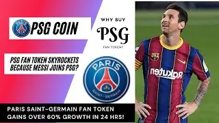 PSG coin Skyrocket 🚀🚀 - MESSI Joins PSG. 100% sudden surge - cryptocurrency