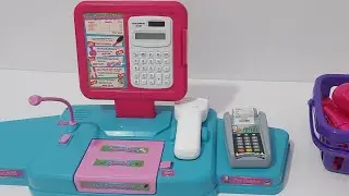 2 minutes Satisfying with Unboxing  Hello Kitty Cash Register and Makeup set | ASMR