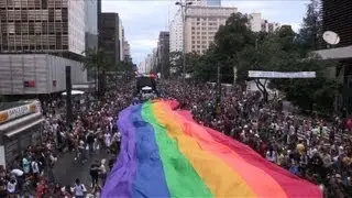 Gay Pride in Sao Paulo eyes same-sex marriage rights