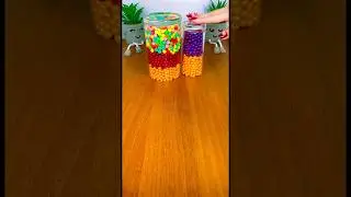 ASMR Video ✨🌈 Satisfying Reverse beads marbles #shorts