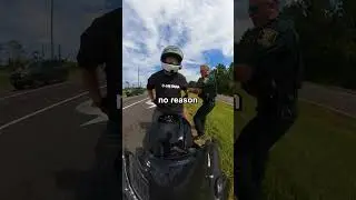 Angry cop pulled over a biker for NO REASON 🏍️🚨