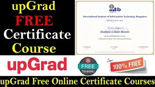 UpGrad Free Courses with Certificate - UpGrad Free 19 Premium Courses - Data Science & ML and AI