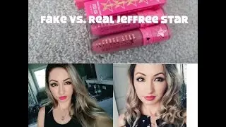 FAKE .vs. REAL Jeffree Star Velour Liquid Lipstick