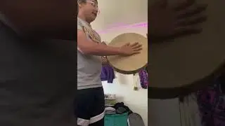 How I make #handdrums #indigenous