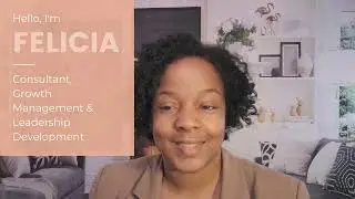 Video Introduction from a Learning & Development Consultant