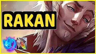 RAKAN VS POPPY SUPPORT GAMEPLAY GRANDMASTER I