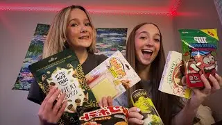 Trying weird foods from 5 BELOW!!! FT: dubai chocolate 🔥🔥