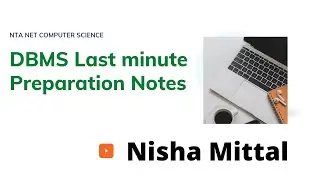 Last minute Preparation Notes DBMS Part 2NTA NET Computer Science