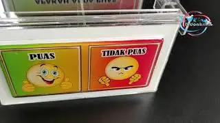 Embos akrilik untuk kotak kepuasan