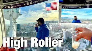 Las Vegas High Roller Vlog 🎡 | World&rsquo;s Tallest Observation Wheel | Langh Ja