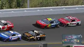Harrison Burton 2022 Daytona 500 flip - NR2003 Reenactment