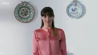 Verity Rushworth in Pink Satin Blouse